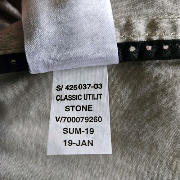 Banana Republic Womens Small Cream Utility Jacket Workwear Safari Core Layer New - Picture 6 of 8